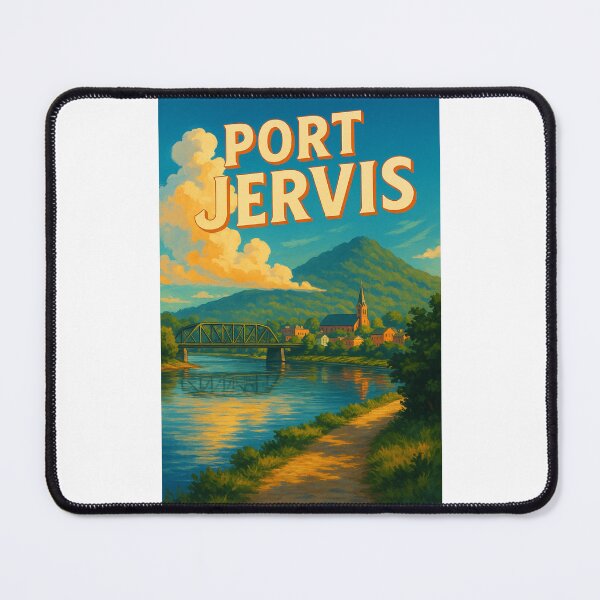 Item preview, Port Jervis Riverfront, New York designed and sold by Places On Earth.
