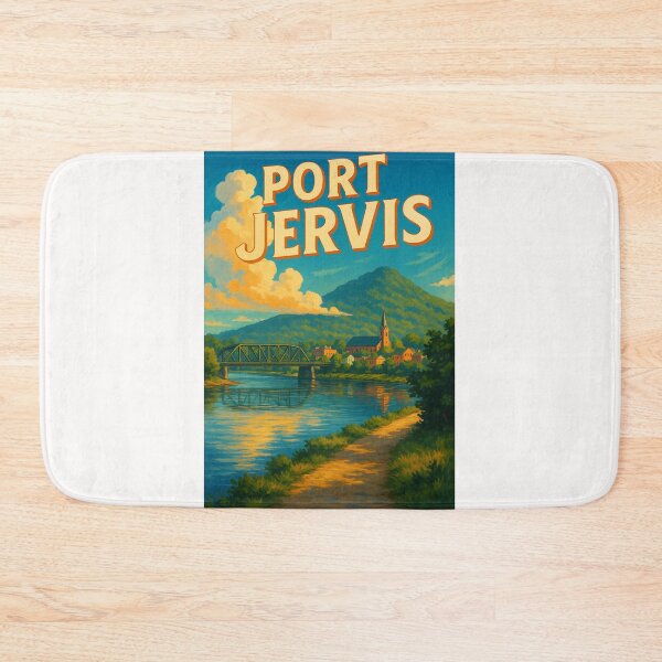 Item preview, Port Jervis Riverfront, New York designed and sold by Places On Earth.