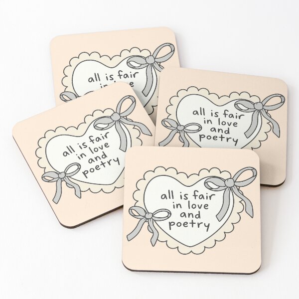 Item preview, All is fair in love and Poetry designed and sold by YChangShop.