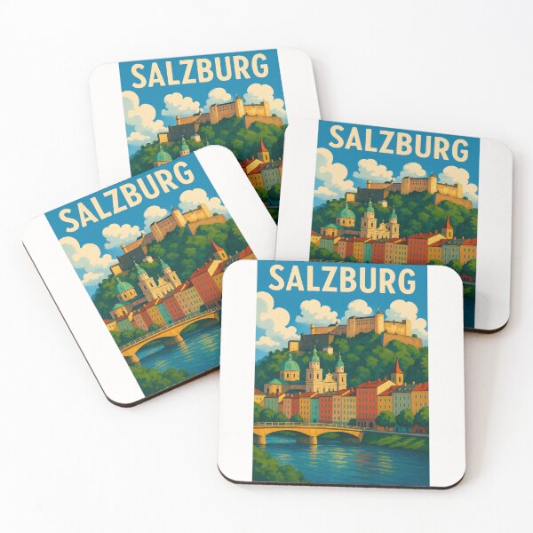 Item preview,  Hohensalzburg Fortress Above Salzburg Old Town, Austria designed and sold by Places On Earth.
