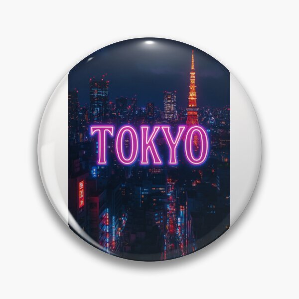 Item preview, Tokyo City Night Tower and Shinjuku Skyline at Night designed and sold by Places On Earth.