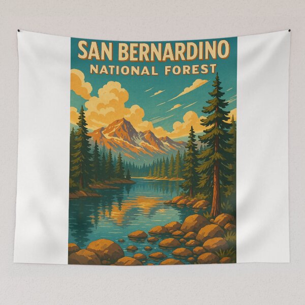 Item preview, San Bernardino National Forest, California designed and sold by Places On Earth.