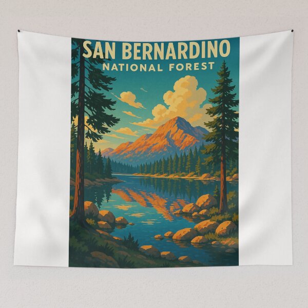 Item preview, San Bernardino Mountains, California Wilderness designed and sold by Places On Earth.