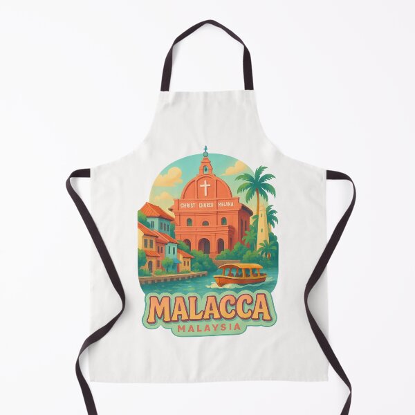 Item preview, Christ Church Melaka and Malacca River, Malaysia designed and sold by Places On Earth.
