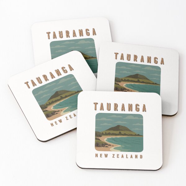 Item preview,  Tauranga Coastline and Mount Maunganui, New Zealand designed and sold by Places On Earth.