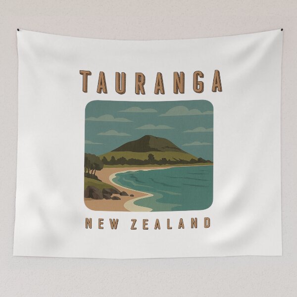 Item preview,  Tauranga Coastline and Mount Maunganui, New Zealand designed and sold by Places On Earth.