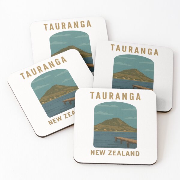 Item preview, Mount Maunganui View from Tauranga Wharf, New Zealand designed and sold by Places On Earth.