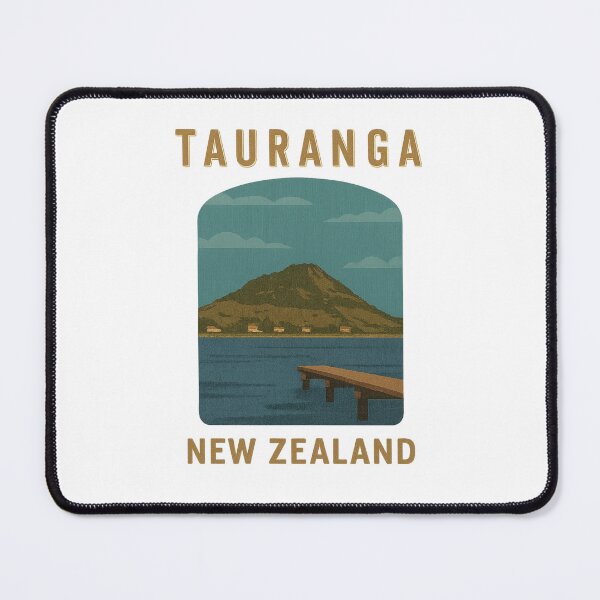 Item preview, Mount Maunganui View from Tauranga Wharf, New Zealand designed and sold by Places On Earth.