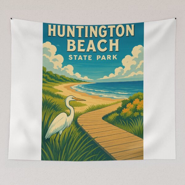 Item preview, Huntington Beach State Park South Carolina Boardwalk Scene designed and sold by Places On Earth.