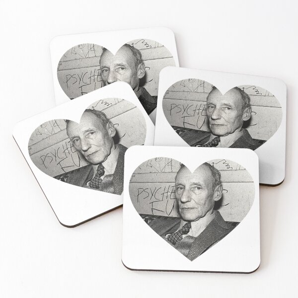 Item preview, William S. Burroughs heart | I love William Burroughs designed and sold by stickerskool.