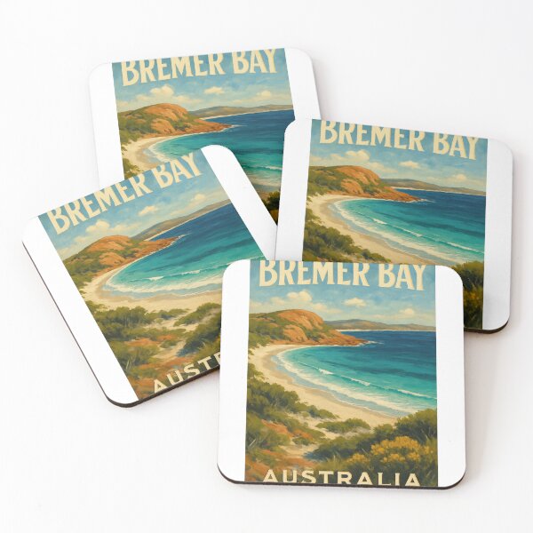 Item preview, Bremer Bay Australia Coastal View with Red Cliffs designed and sold by Aryabek.