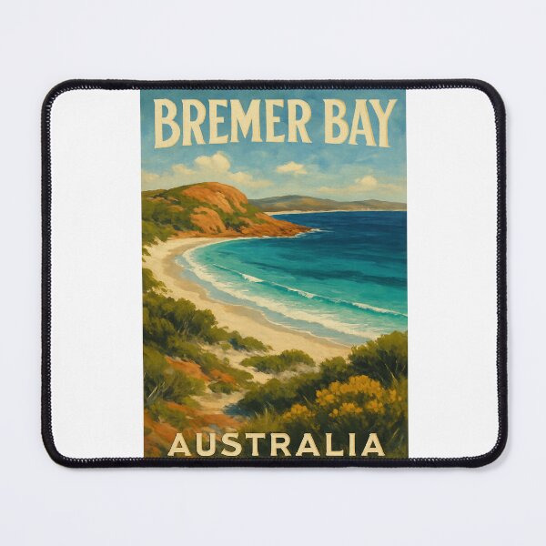 Item preview, Bremer Bay Australia Coastal View with Red Cliffs designed and sold by Aryabek.