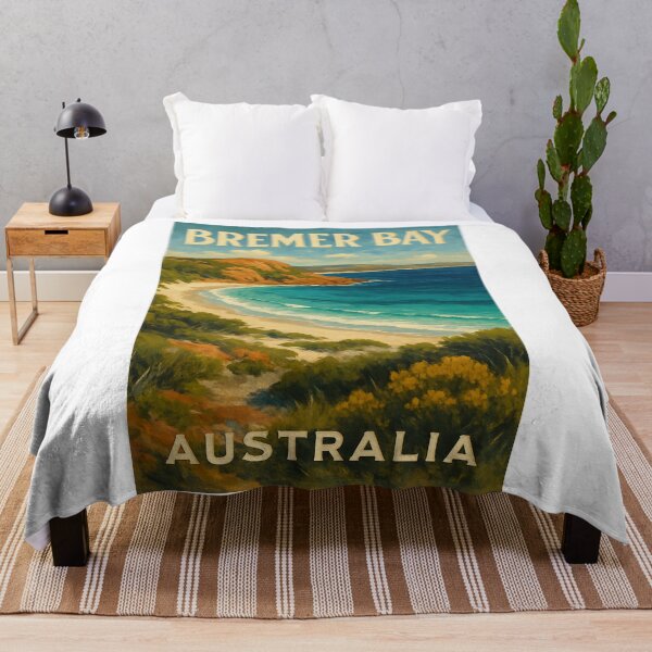 Item preview, Bremer Bay Australia Coastal View with Red Cliffs designed and sold by Aryabek.