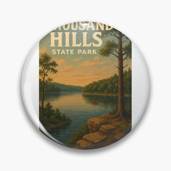 Item preview, Thousand Hills State Park Missouri Lakeside Canoe designed and sold by Aryabek.