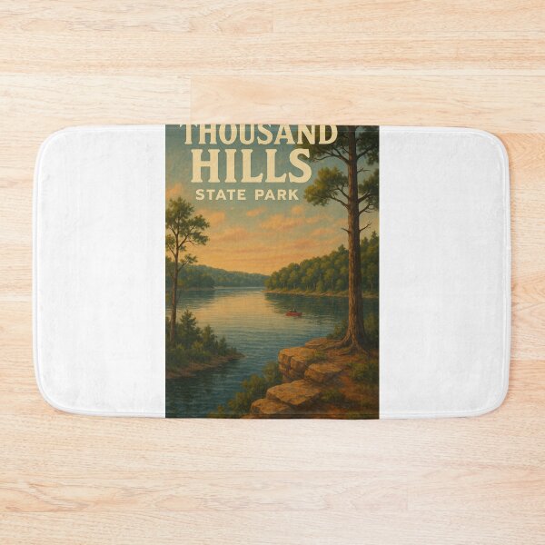 Item preview, Thousand Hills State Park Missouri Lakeside Canoe designed and sold by Aryabek.