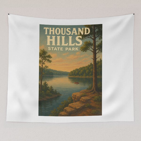 Item preview, Thousand Hills State Park Missouri Lakeside Canoe designed and sold by Aryabek.