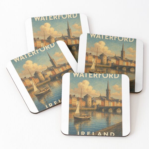 Item preview, Waterford Ireland Historic Waterfront with Cathedral Spire designed and sold by Aryabek.