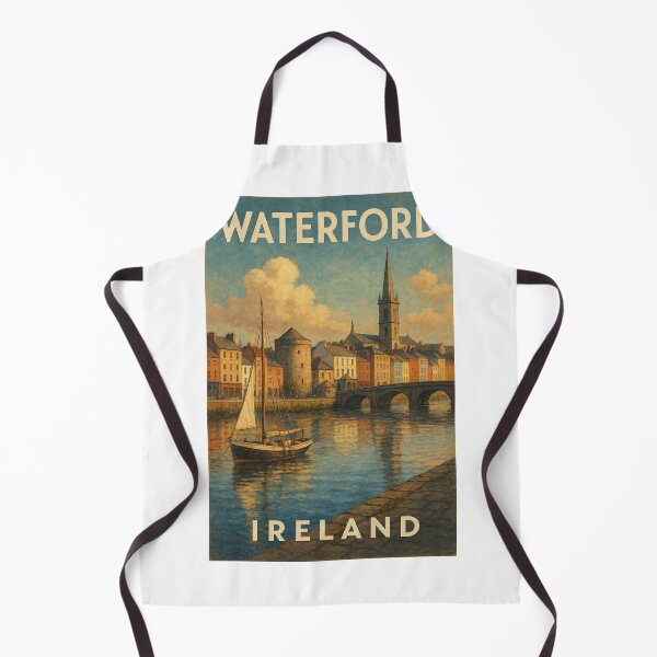 Item preview, Waterford Ireland Historic Waterfront with Cathedral Spire designed and sold by Aryabek.