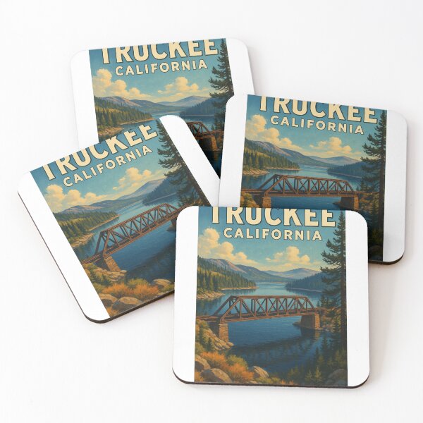 Item preview, Truckee California Railroad Bridge Over Donner Lake designed and sold by Aryabek.