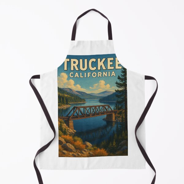 Item preview, Truckee California Railroad Bridge Over Donner Lake designed and sold by Aryabek.