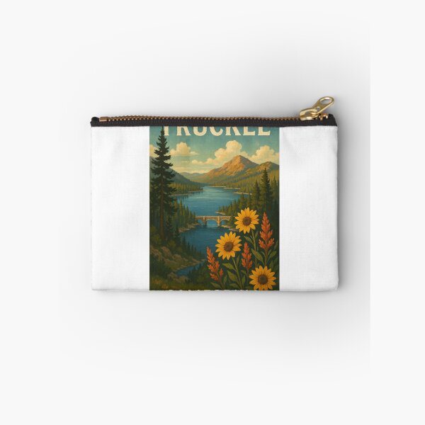 Item preview, Truckee California Mountain Lake and Wildflowers designed and sold by Aryabek.