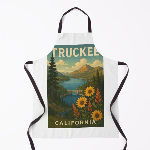Item preview, Truckee California Mountain Lake and Wildflowers designed and sold by Aryabek.