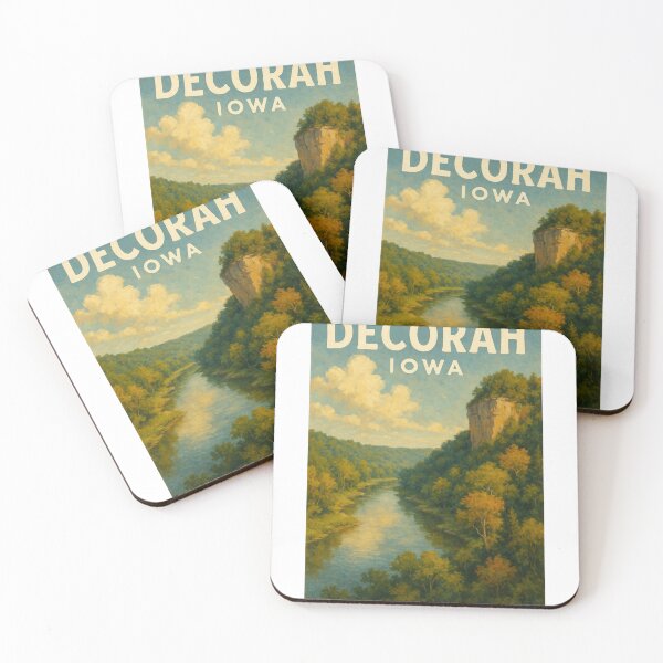 Item preview, Decorah Iowa River Valley and Bluff View designed and sold by Aryabek.