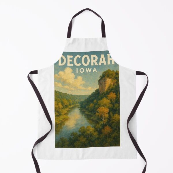 Item preview, Decorah Iowa River Valley and Bluff View designed and sold by Aryabek.