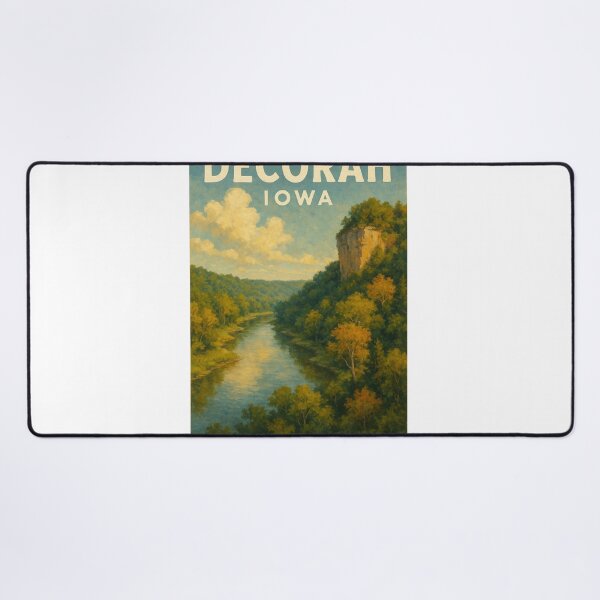 Item preview, Decorah Iowa River Valley and Bluff View designed and sold by Aryabek.