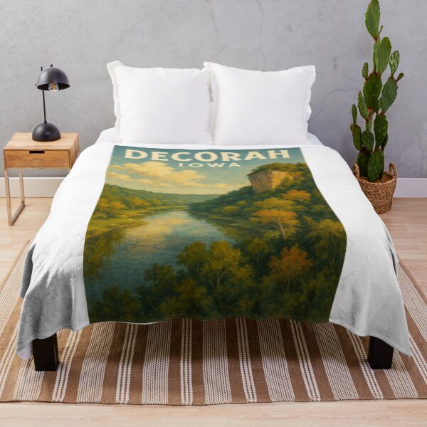Item preview, Decorah Iowa River Valley and Bluff View designed and sold by Aryabek.