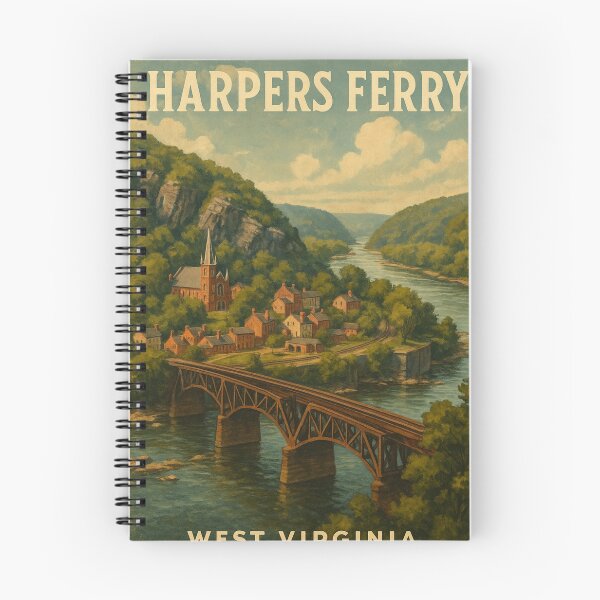 Item preview, Harpers Ferry West Virginia Railroad Bridge and Historic Town designed and sold by Aryabek.