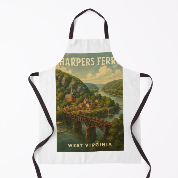 Item preview, Harpers Ferry West Virginia Railroad Bridge and Historic Town designed and sold by Aryabek.