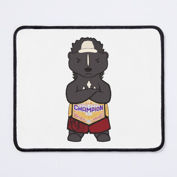 Item preview, Grumpy Solo Skunk with US Champion Belt designed and sold by JustWantsSleep.