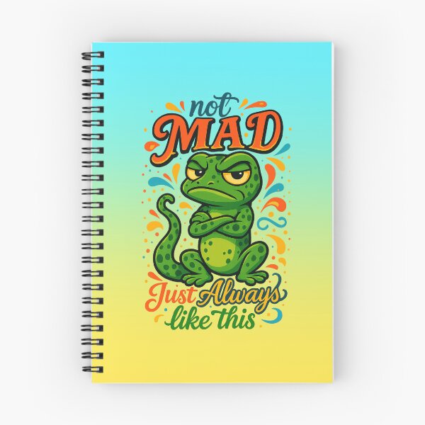 Item preview, Not Mad Just Always Like This | Graphic Crewneck Lizard Meme  designed and sold by skkyfaithArtz.