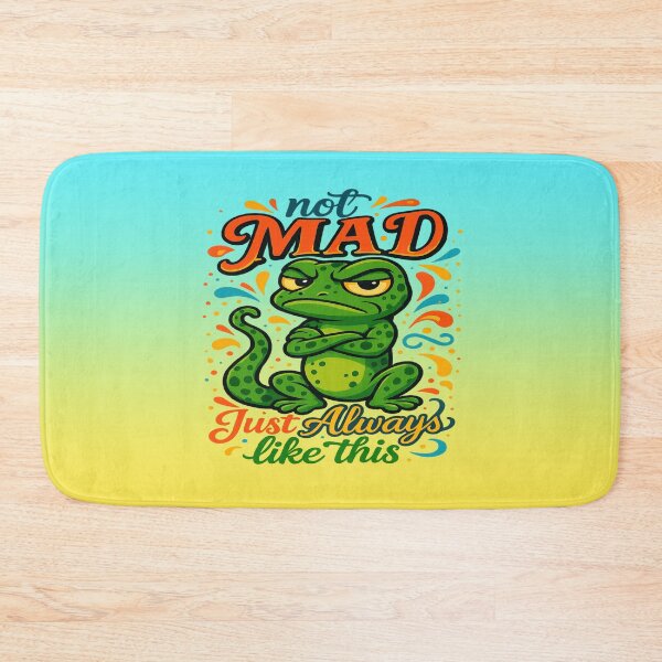 Item preview, Not Mad Just Always Like This | Graphic Crewneck Lizard Meme  designed and sold by skkyfaithArtz.
