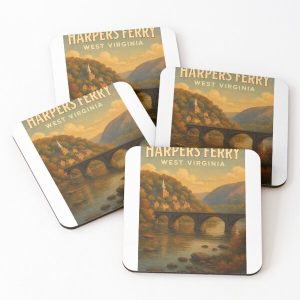 Item preview, Harpers Ferry West Virginia Sunset Over Stone Bridge designed and sold by Aryabek.