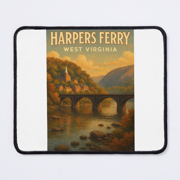 Item preview, Harpers Ferry West Virginia Sunset Over Stone Bridge designed and sold by Aryabek.