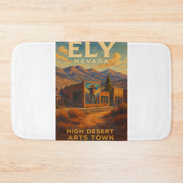 Item preview, Ely Nevada Mural and High Desert Art District designed and sold by Aryabek.