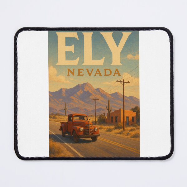 Item preview, Ely Nevada Desert Road and Vintage Pickup designed and sold by Aryabek.
