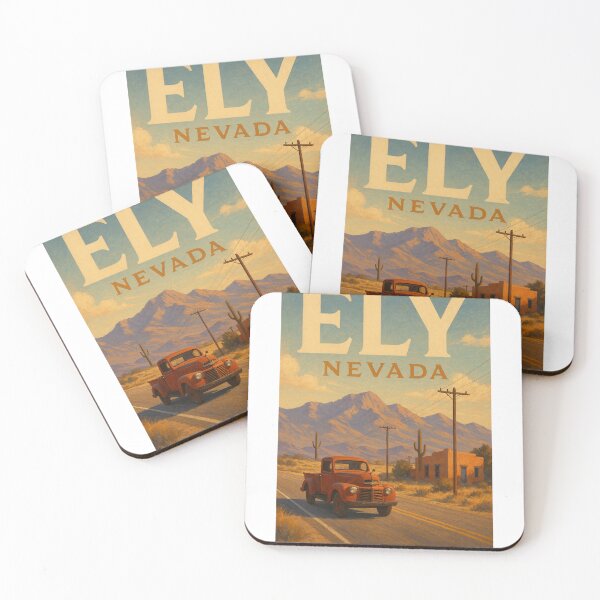 Item preview, Ely Nevada Desert Road and Vintage Pickup designed and sold by Aryabek.