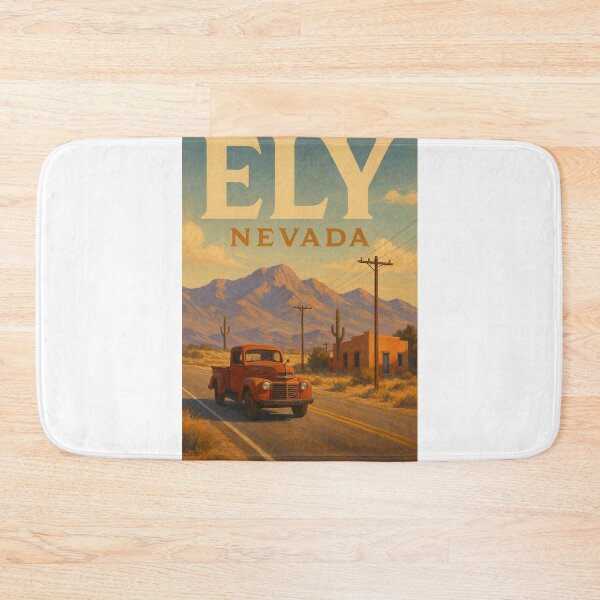 Item preview, Ely Nevada Desert Road and Vintage Pickup designed and sold by Aryabek.