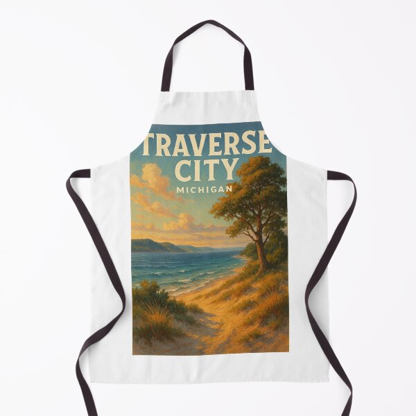Item preview, Traverse City Michigan Lake Michigan Shoreline Trail designed and sold by Aryabek.