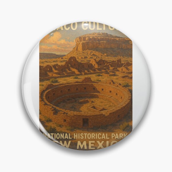Item preview, Chaco Culture New Mexico Great Kiva and Ruins designed and sold by Aryabek.