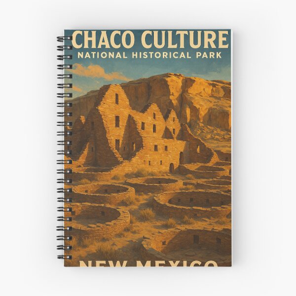 Item preview, Chaco Culture New Mexico Pueblo Bonito and Cliff Walls designed and sold by Aryabek.