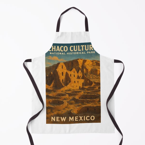 Item preview, Chaco Culture New Mexico Pueblo Bonito and Cliff Walls designed and sold by Aryabek.