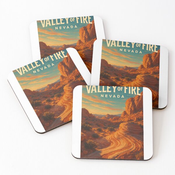 Item preview, Valley of Fire Nevada Sunset Over Aztec Sandstone designed and sold by Aryabek.