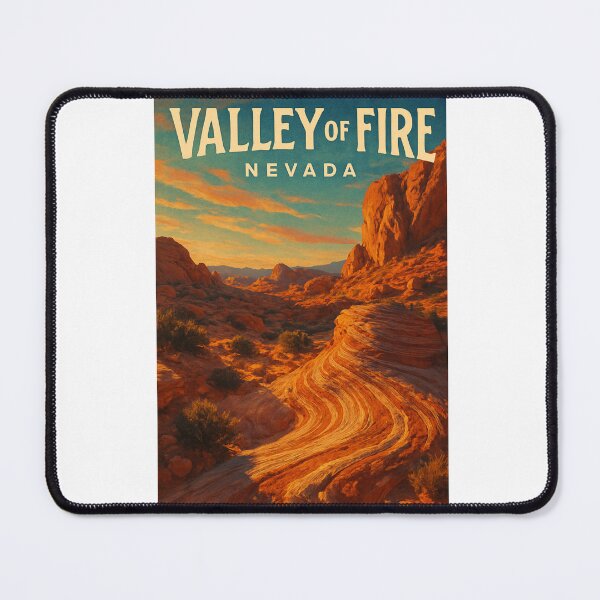 Item preview, Valley of Fire Nevada Sunset Over Aztec Sandstone designed and sold by Aryabek.