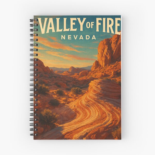 Artikelvorschau, Valley of Fire, Nevada, Sonnenuntergang über aztekischem Sandstein entworfen und verkauft von Aryabek.