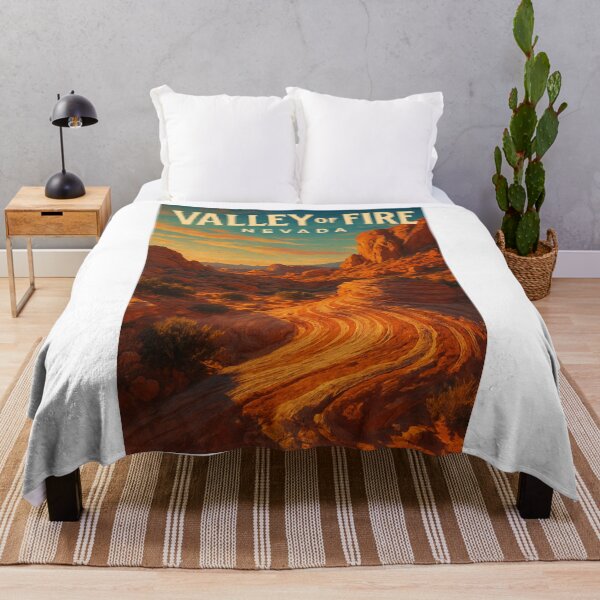 Item preview, Valley of Fire Nevada Sunset Over Aztec Sandstone designed and sold by Aryabek.