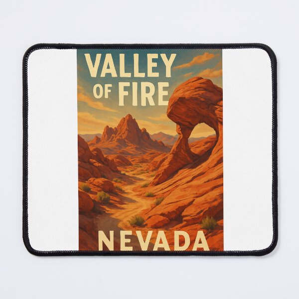 Item preview, Valley of Fire Nevada Arch Rock and Desert Peaks designed and sold by Aryabek.